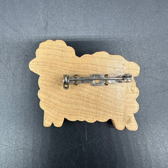 Jill Personalized Jewelry Set Full Of Grace Sheep Brooch Beaded Necklace Vintage - Picture 4 of 11